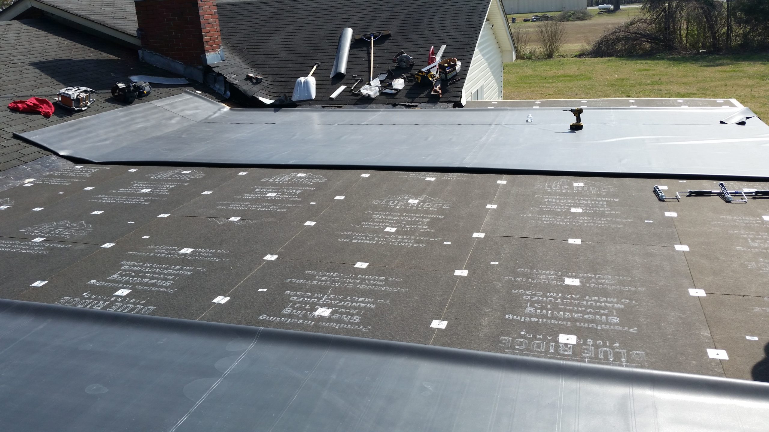 epdm rubber roof installation/replacement
