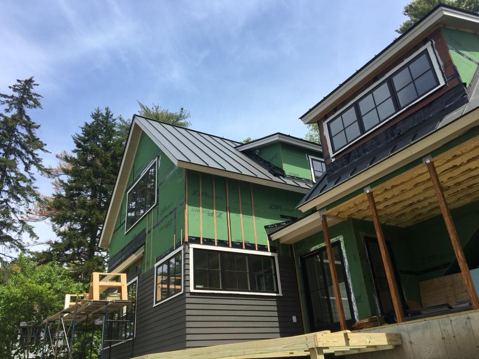 double lock standing seam metal roof replacement