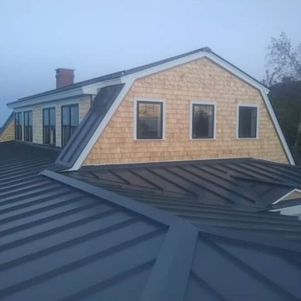 double lock standing seam metal roof